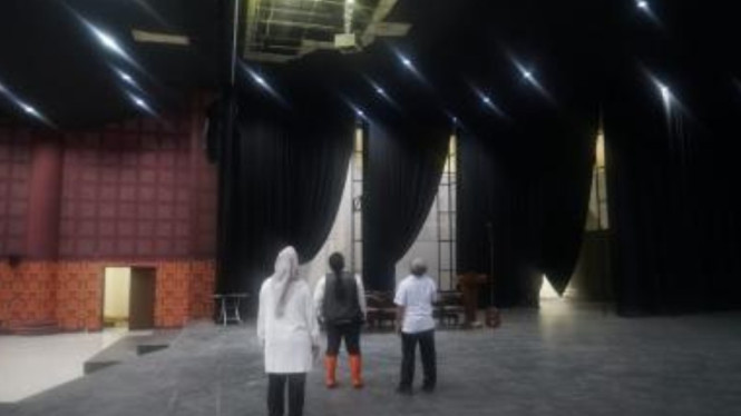 Taman Budaya Gunungkidul rusak parah
