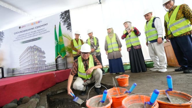Groundbreaking Laboratorium Teknik Terpadu UMY