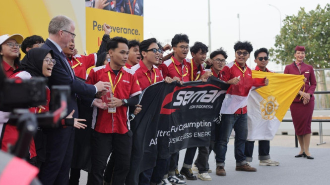 Tim Semar UGM yang menang di Doha