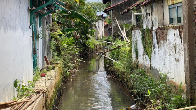 Lebar Sungai Gendingan Batang Menyusut
