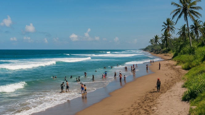 Pantai jadi salah satu destinasi favorit di Kulonprogo
