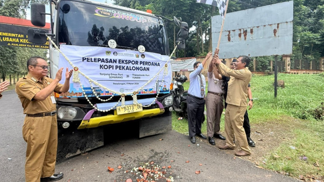 19,8 Ton Kopi Robusta Pekalongan Diekspor ke Yunani