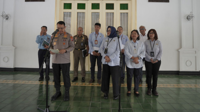 Kapolda DIY, Brigjen Pol Anggoro Sukartono sampaikan terangan