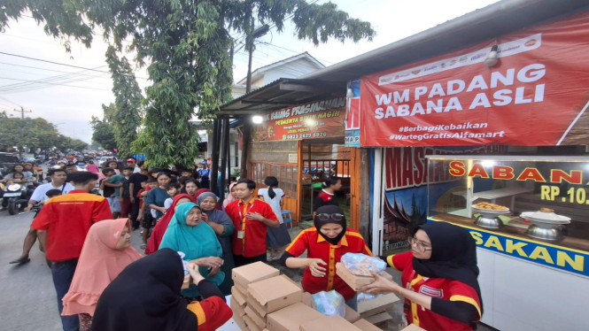 Program warteg gratis Alfamart di Kabupaten Batang