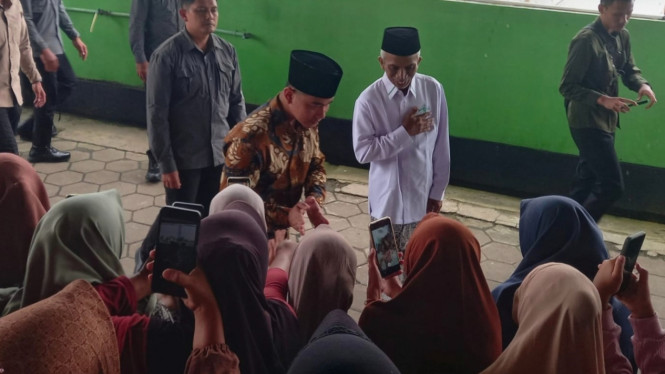 Wapres Gibran saat sambangi PCNU Karanganyar