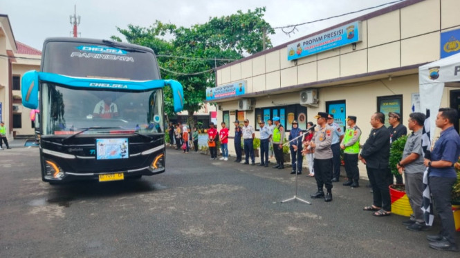 Bupati Rober lepas arus balik di Polres Karanganyar