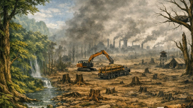 Kondisi hutan Indonesia yang kritis