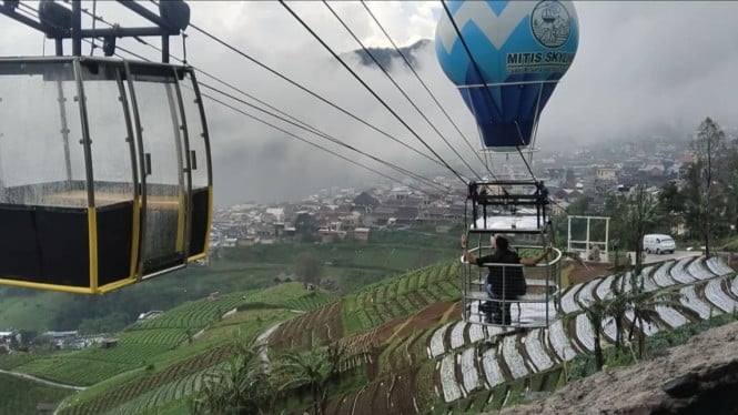 Cabel Car wahana baru milik Lawu Grup Diserbu pengunjung