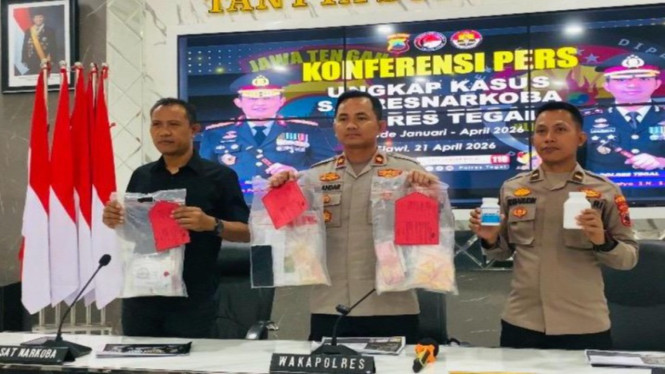 Polres Tegal ungkap kasus narkoba sepanjang 2026