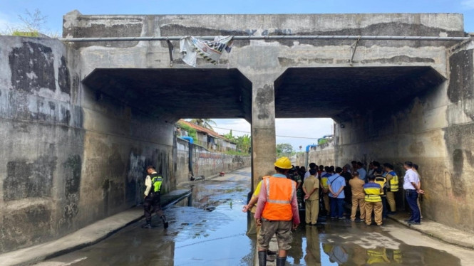 Underpass Kulur di wilayah Temon Kulonprogo yang tidak berjalan optimal