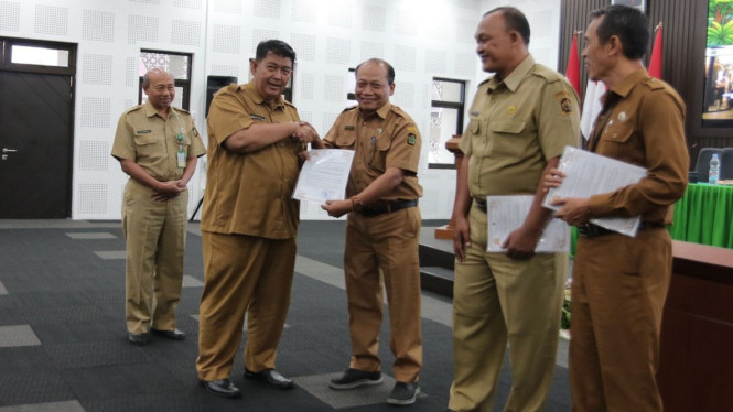 Bupati Kulonprogo R Agung Setyawan sampaikan apresiasi dalam Rakordalbang) Triwulan I Tahun 2026.