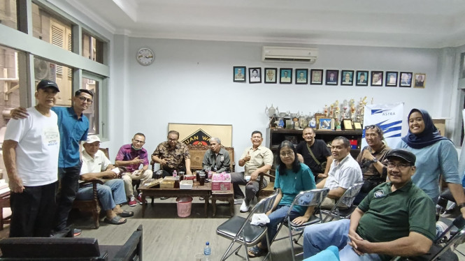 Suasana rapat Pengurus Persatuan Wartawan Indonesia Surakarta saat rapat percepatan Konfercab 2026