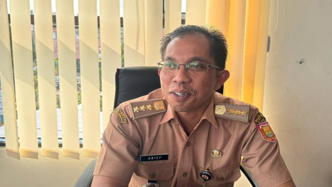 Camat Watumalang, Arief Hardiyanto saat ditemui dikantornya.