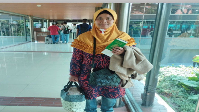 Sri titik Akhirnya bisa pulang ke Jepara