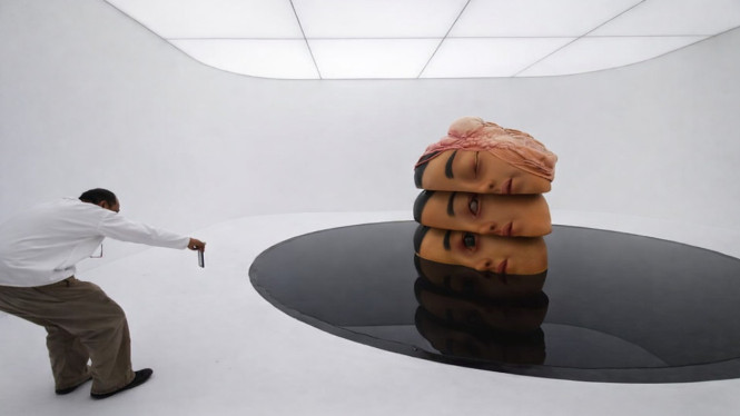 Salah satu karya seni tiga dimensi di ArtJog 2026