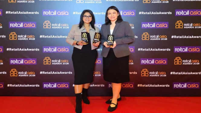 Dua brand ritel di bawah naungan Kawan Lama Group terima penghargaan Asia Awards 2026