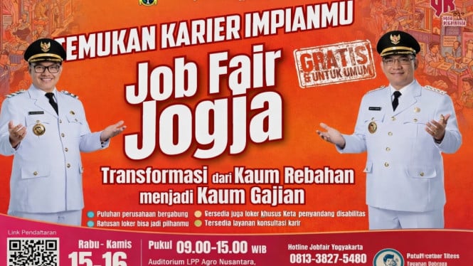 Pemerintah Kota Yogya menggelar Job Fair Jogja 2026.