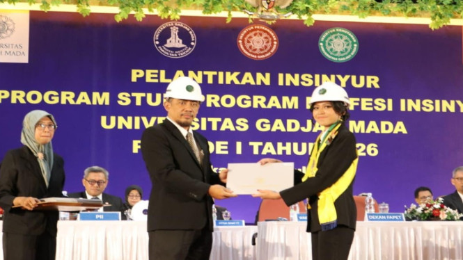 Pelantikan 620 insinyur baru dari Program Profesi Insinyur UGM