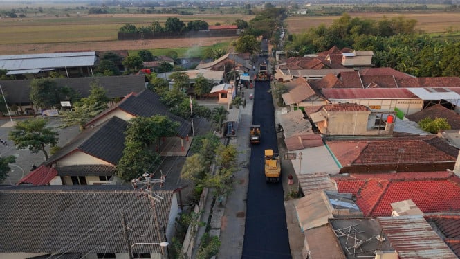 Progres Pekerjaan Jalan Perbatasan JEPARA Demak