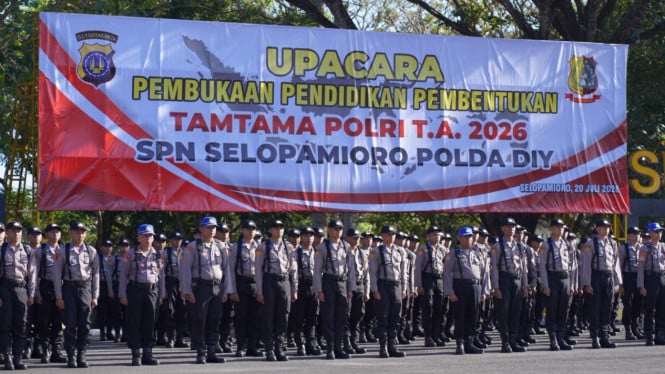 Pembukaan Pendidikan Pembentukan Tantama Polri Tahun Anggaran 2026 di Sekolah Polisi Negara Selopamioro, Polda DIY