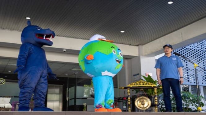 Fakultas Geografi Universitas Gadjah Mada resmi meluncurkan maskot baru bernama Buana.