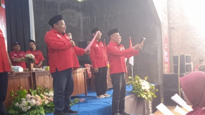 Pengukuhan pengurus PDI Perjuangan PAC, Ranting dan Anak Ranting Kecamatan Reban