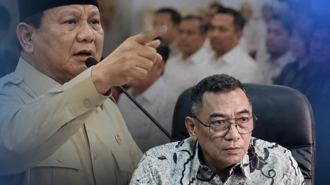 Sekda Karanganyar Kurniadi Maulato saat memberikan penjelasan terkait ketidakhadiran Bupati
