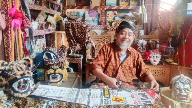 Sapto Heru Ananto, S.Pd.. Setelah puluhan tahun mengabdikan diri sebagai pendidik hingga menutup karier sebagai Kepala SDN 5 (foto:istimewa/vivajogja)
