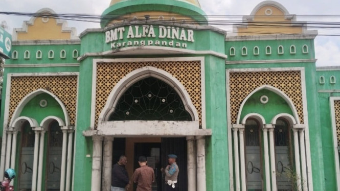 Suasana kantor BMT Alfa Dinar di Karanganyar.