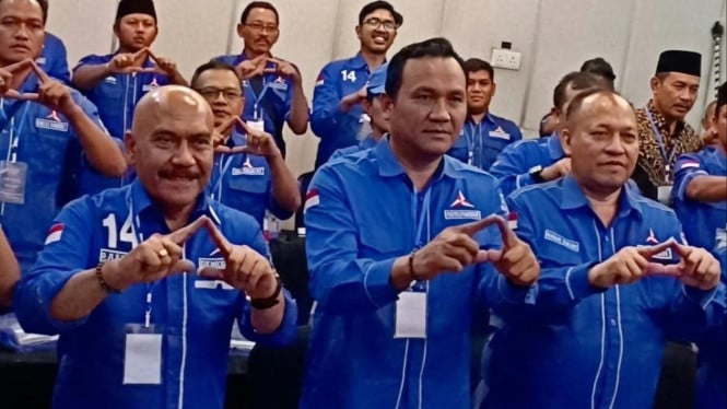 Supriyanto terpilih jadi Ketua Demokrat Karanganyar gantikan Tri Haryadi (Foto: Ist/VIVA Jogja)