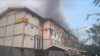 Kebakaran Hebohkan Hunian Pekerja IKN di Sepaku, Api Cepat Dikuasai Damkar