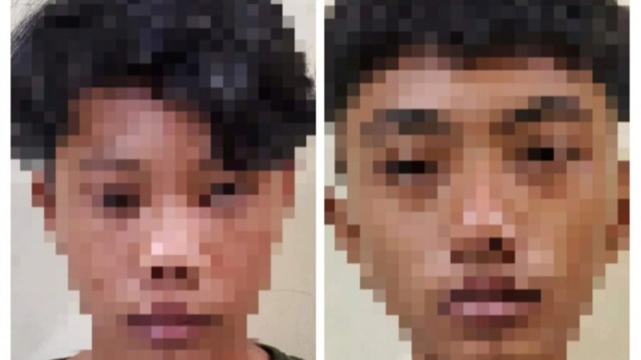 2 Remaja Berinisial HD (14) dan KF (14) Terduga Pembobol Toko