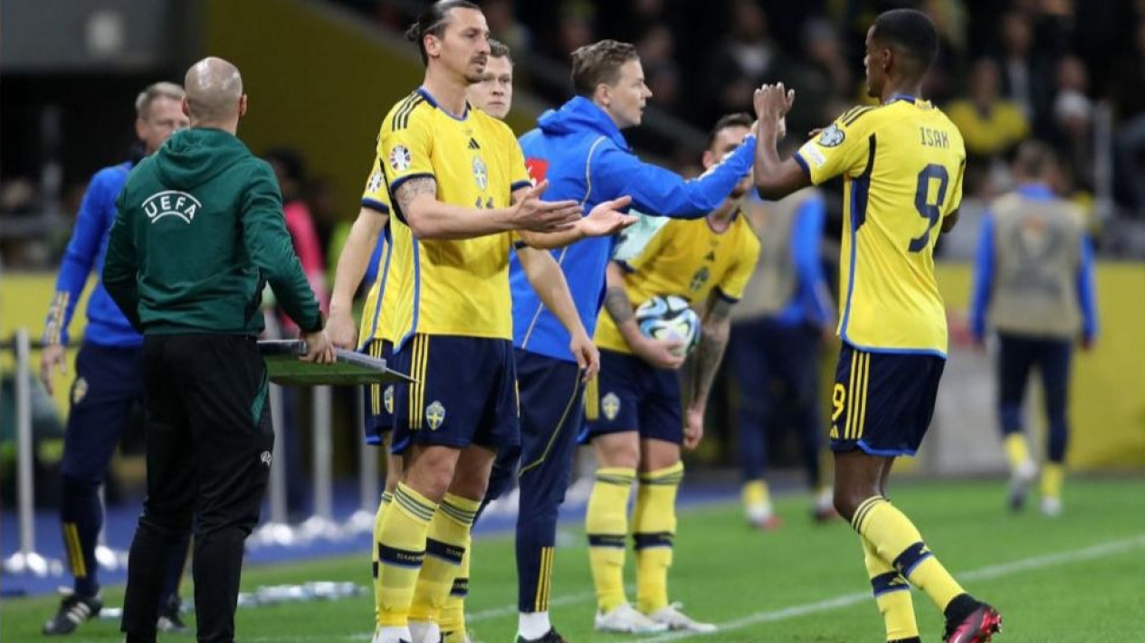 Pemain Swedia, Ibrahimovic berusia 41 Tahun