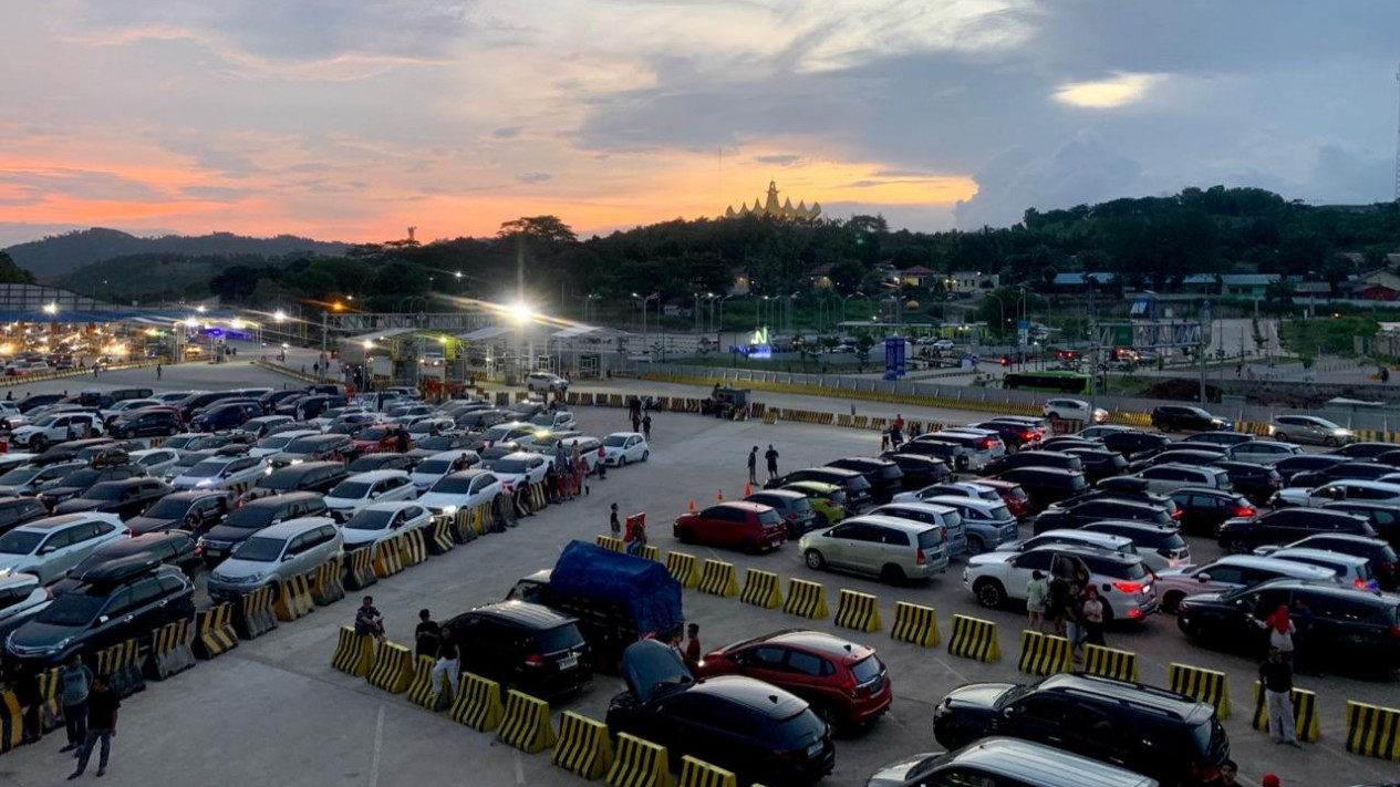 Suasana di Pelabuhan Bakauheni