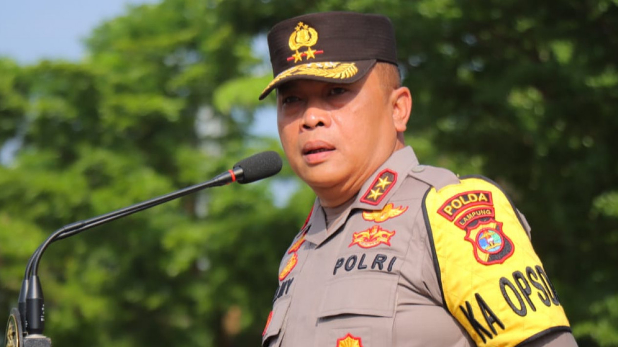 Kapolda Lampung, Irjen Pol Helmy Santika.