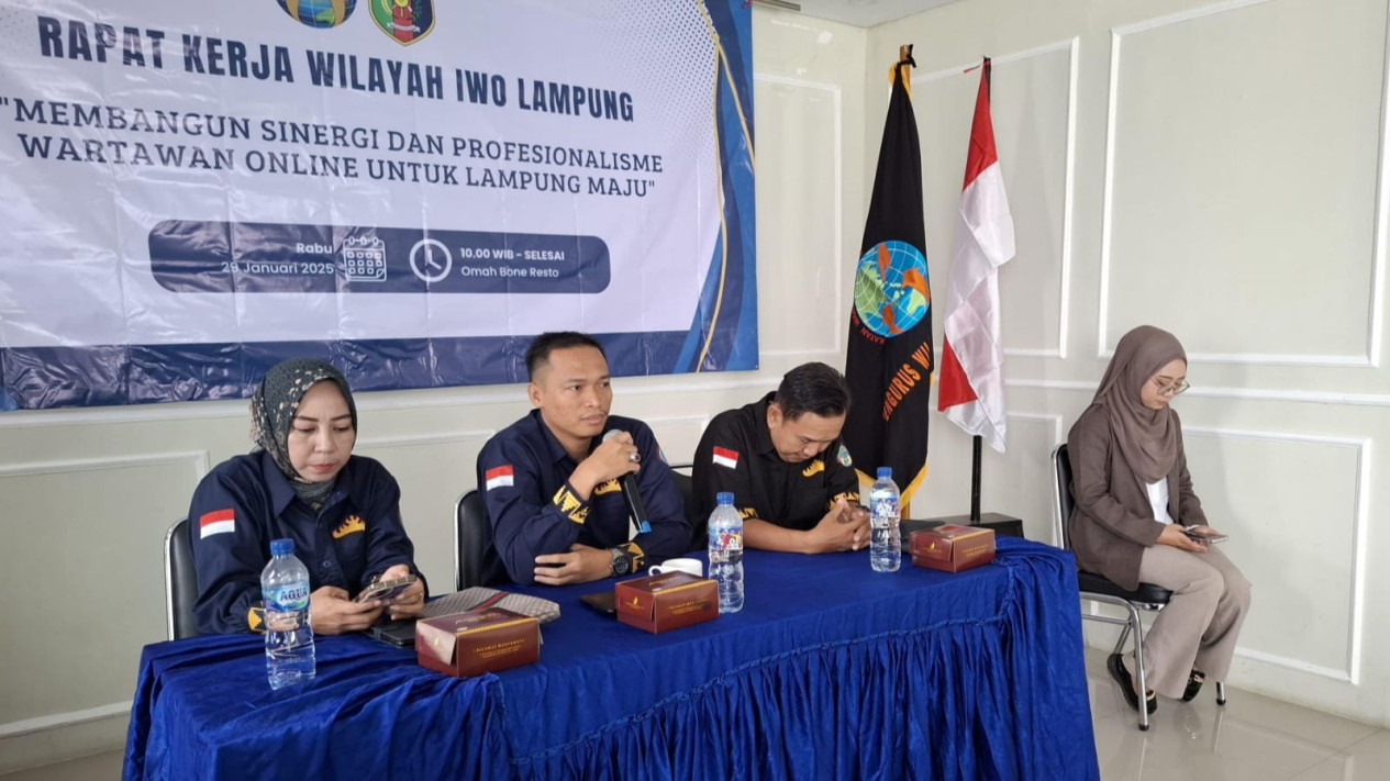 Rapat kerja wilayah IWO Lampung.