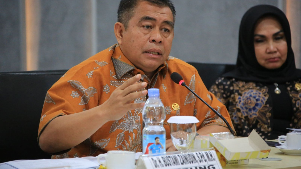 Anggota DPD RI asal Lampung, Bustami Zainudin.