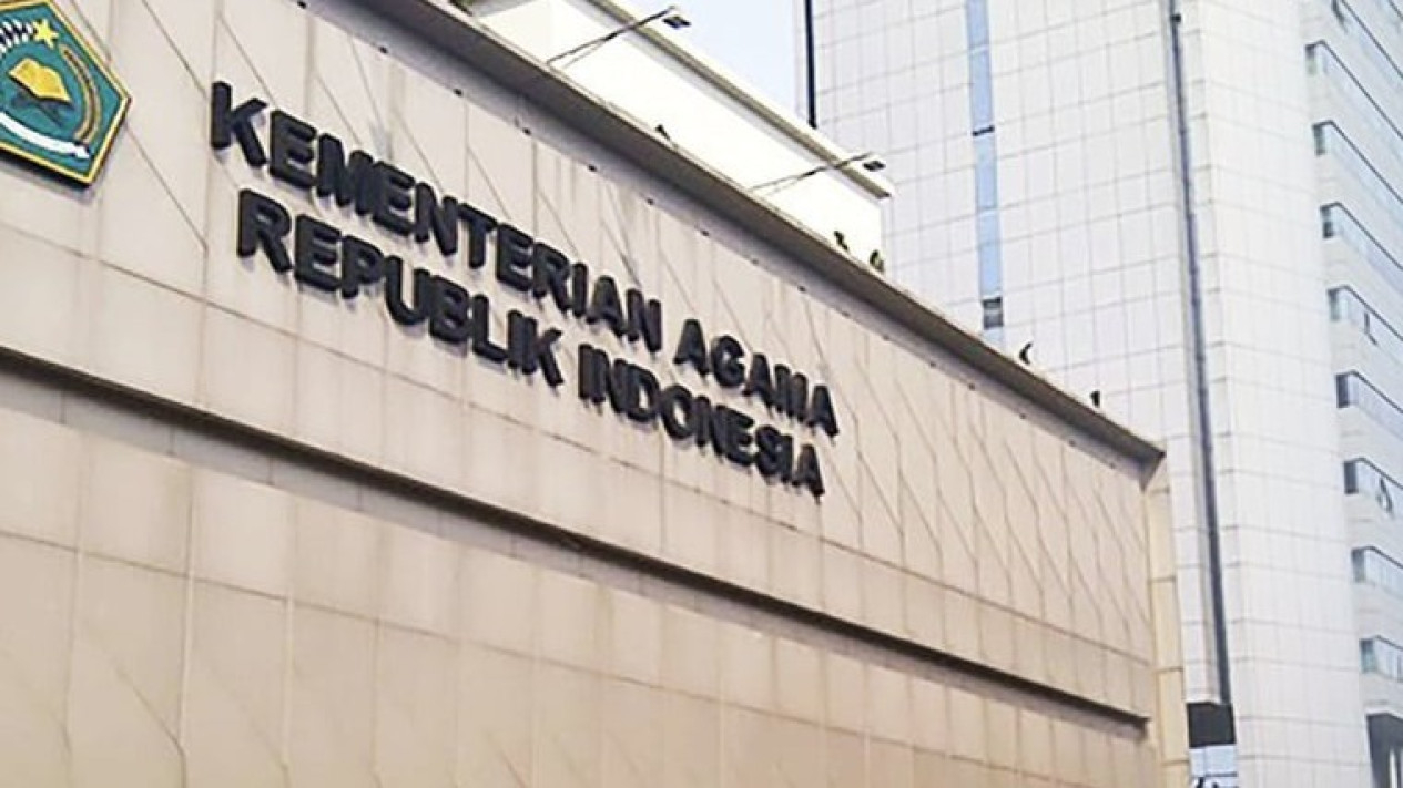 Kantor kementerian agama Republik Indonesia.