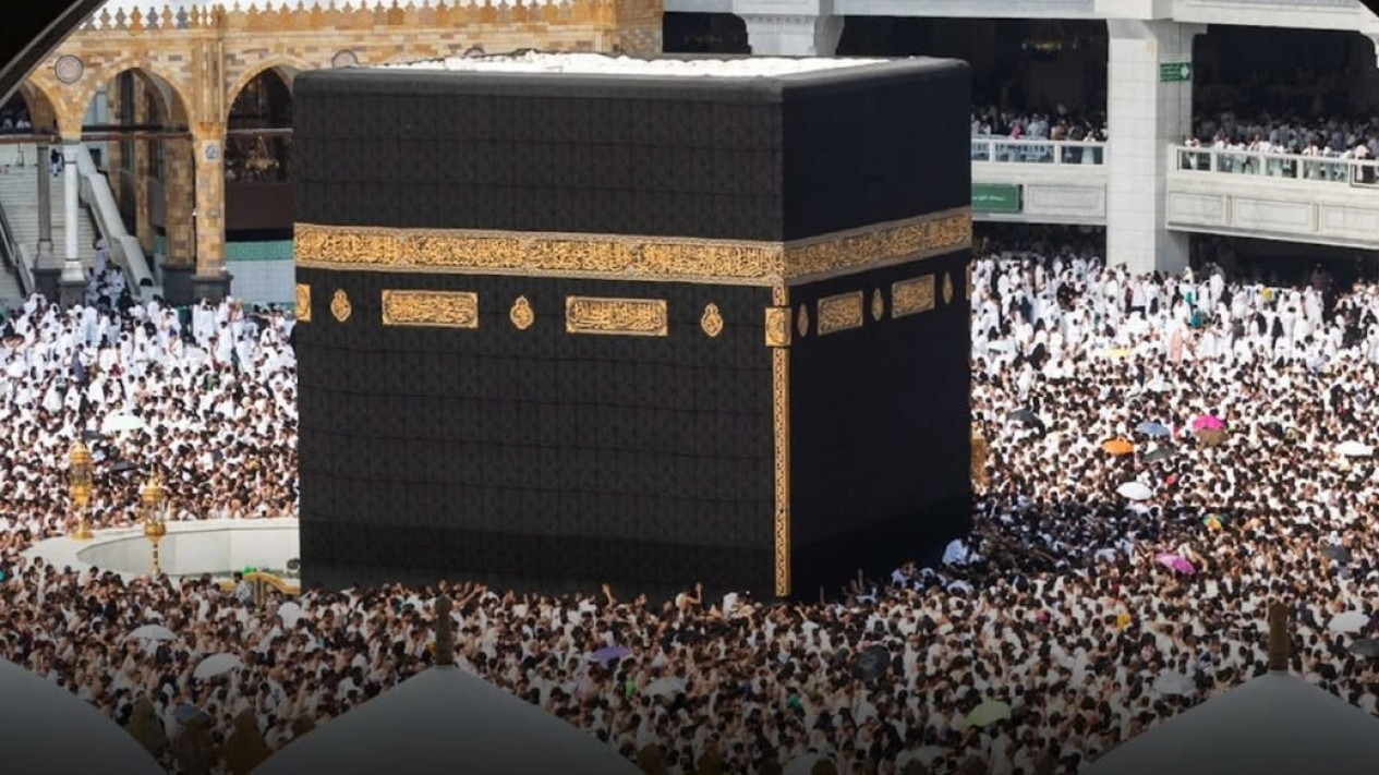 Ka'bah di Mekkah, Arab Saudi.