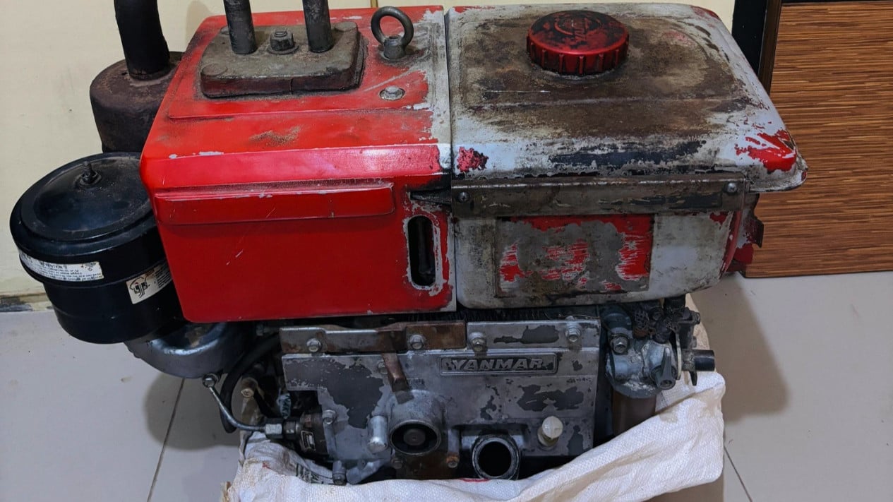 Barang bukti Mesin Sedot Air