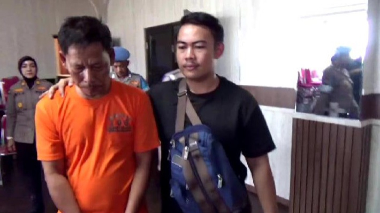 Pelaku penusukan sopir Damri diamankan polisi.