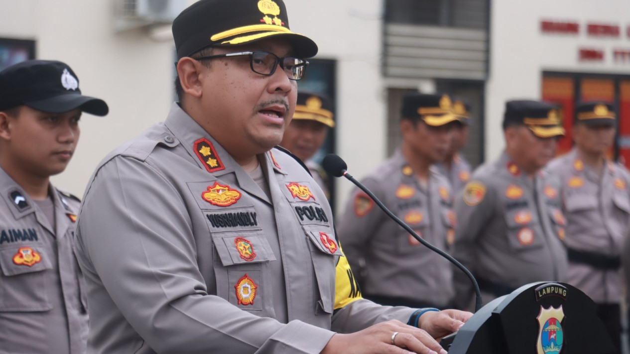 Kapolres Lampung Selatan, AKBP Yusriandi Yusrin.