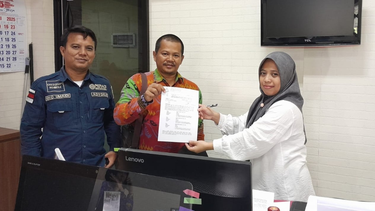 LBH Al-Bantani melaporkan Nanang Ermanto ke Polda Lampung.