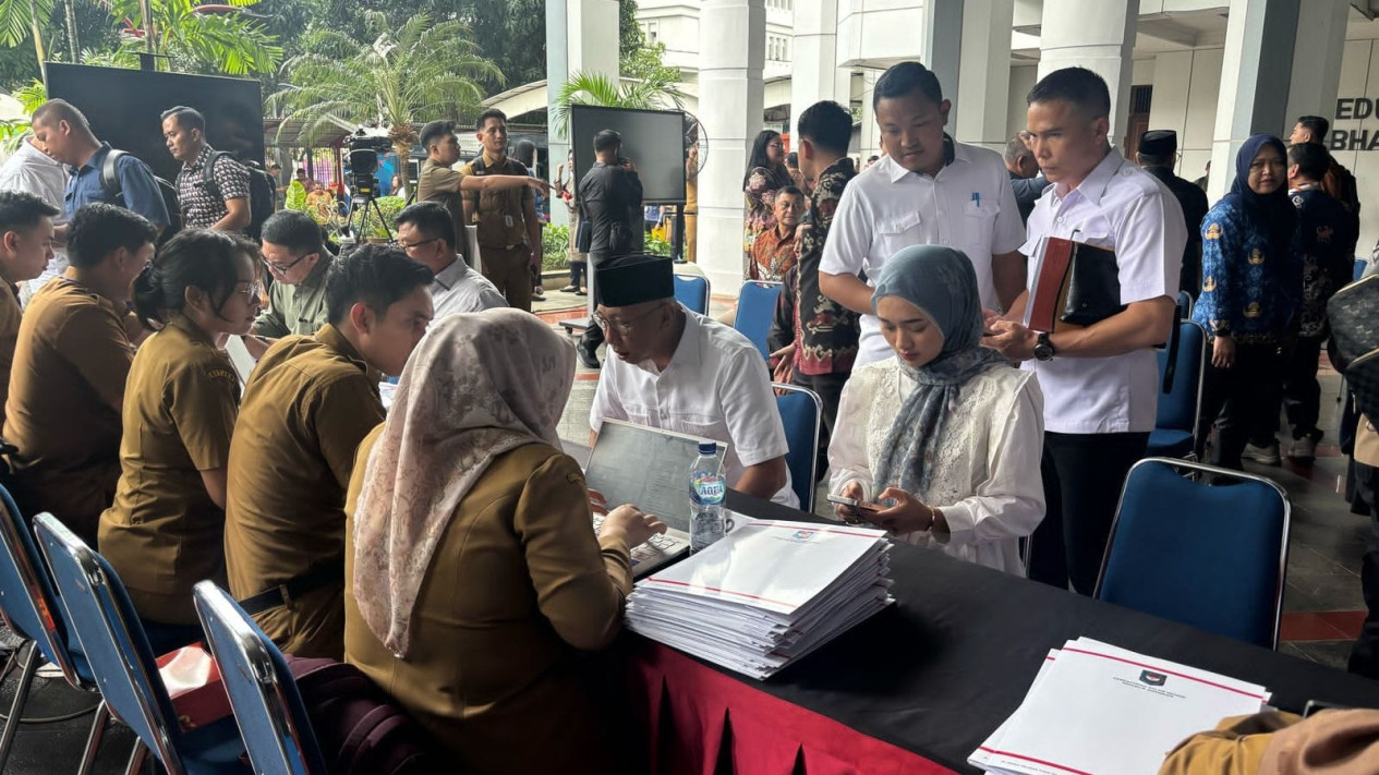 Mirza-Jihan Jalani Tes Kesehatan di Kemendagri