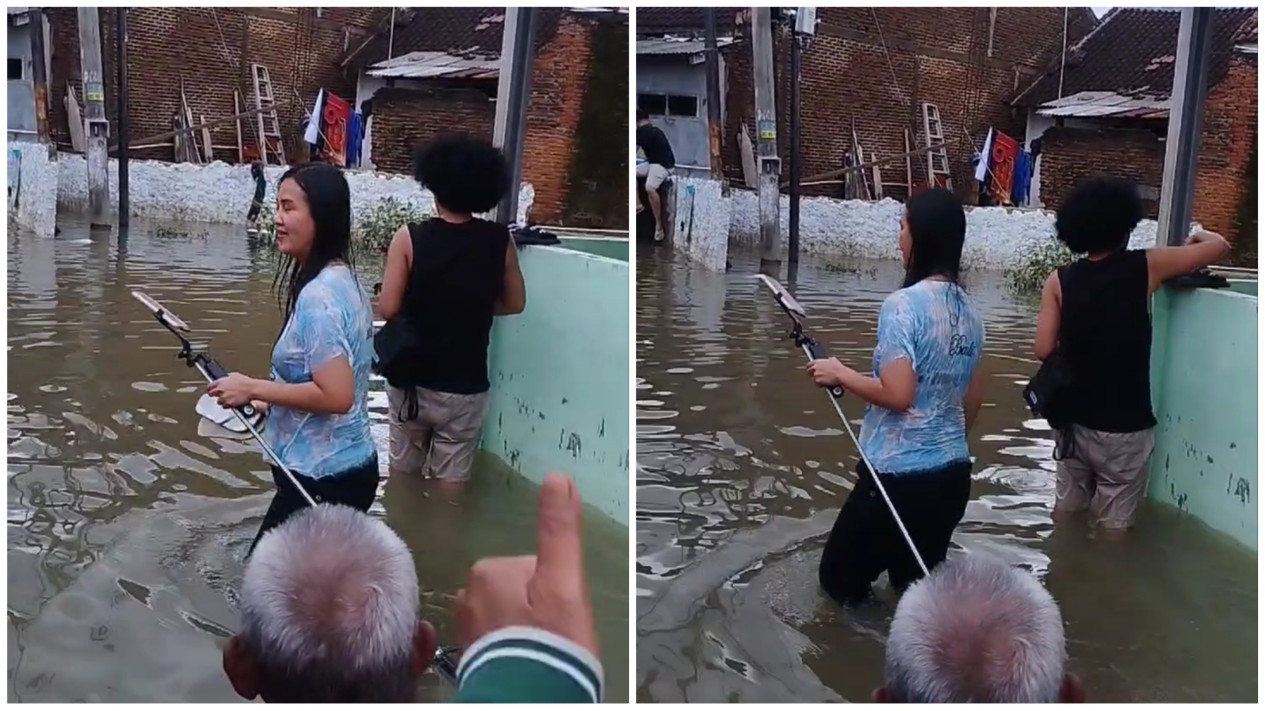 Tangkapan layar video yang diterima