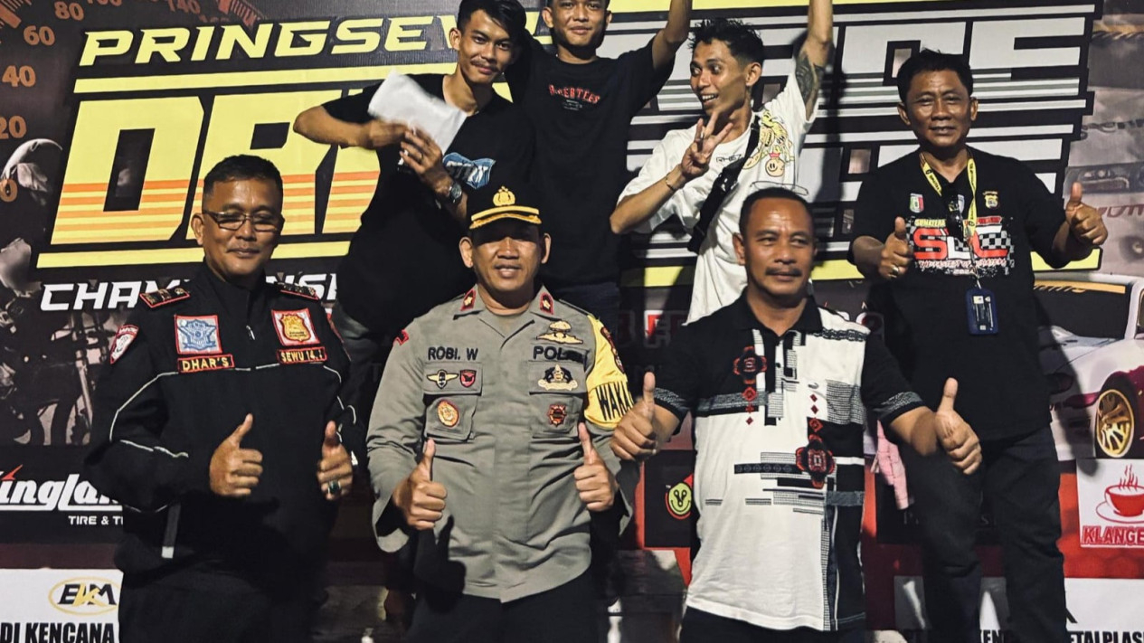 Drag Race dan Drag Bike Championship 2025 di Pringsewu.