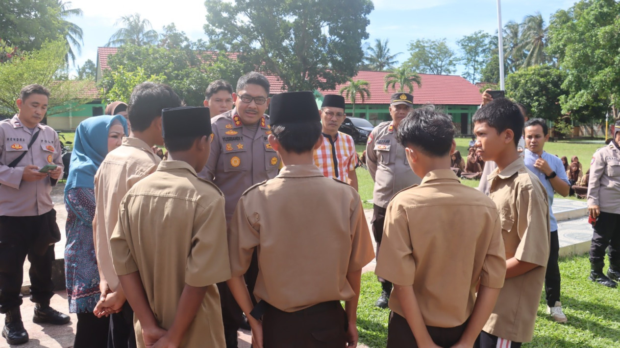 Kapolres Lampung Selatan berikan sosialisasi bahaya tawuran pelajar