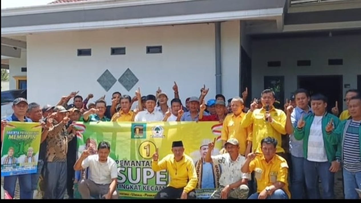 Konsolidasi tim pemenangan Supriyanto di Tempel Rejo.