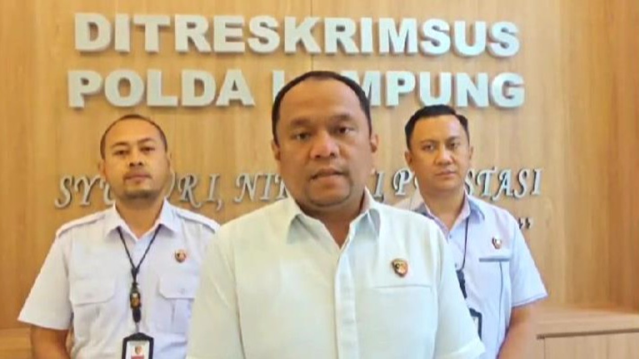 Direktur Reserse Kriminal Khusus Polda Lampung Kombes Dery Agung.