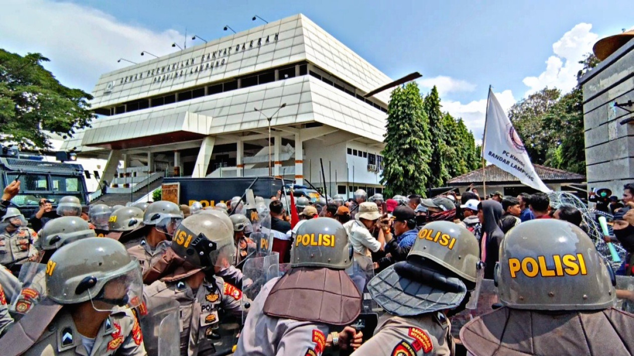 Kericuhan yang terjadi